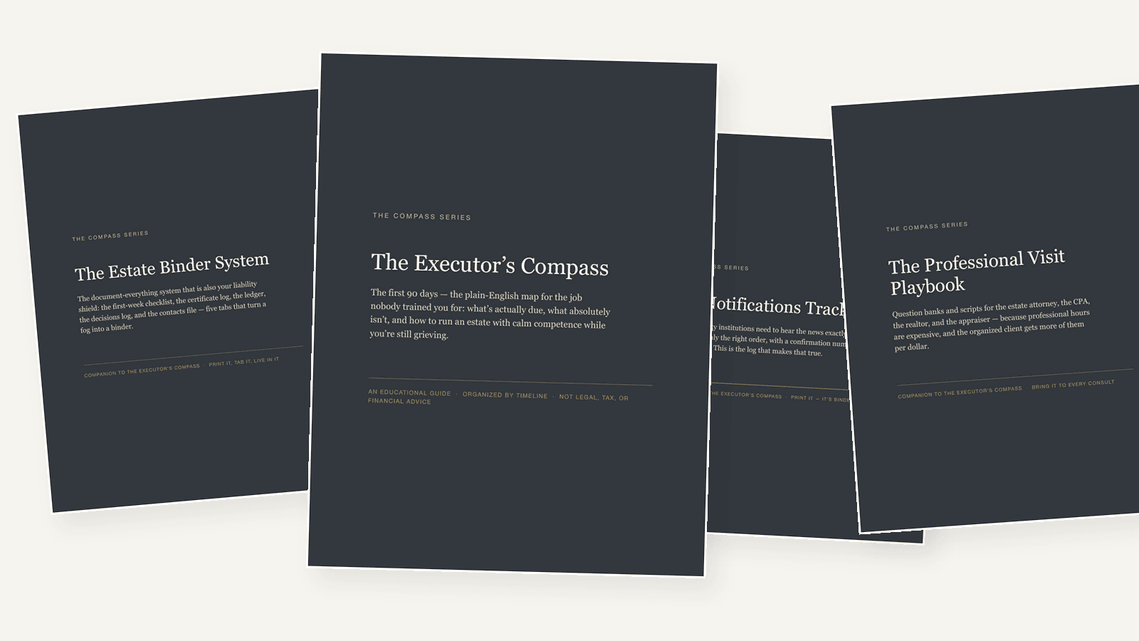 The Executor's Compass — four-PDF bundle