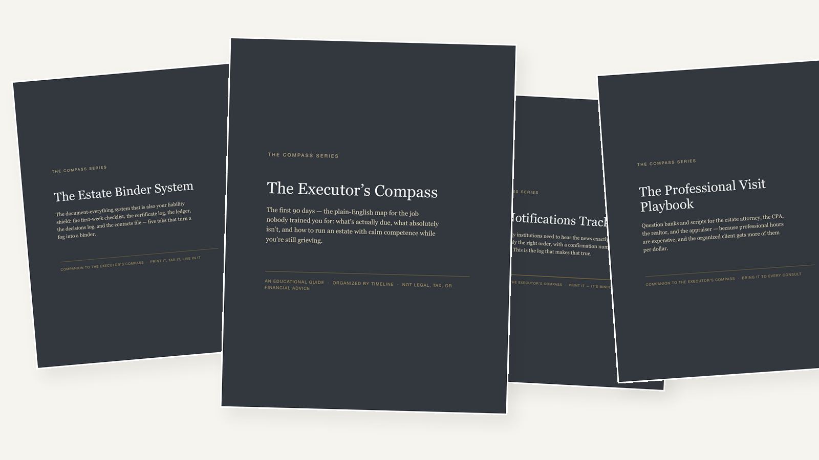 The Executor’s Compass — four-PDF bundle